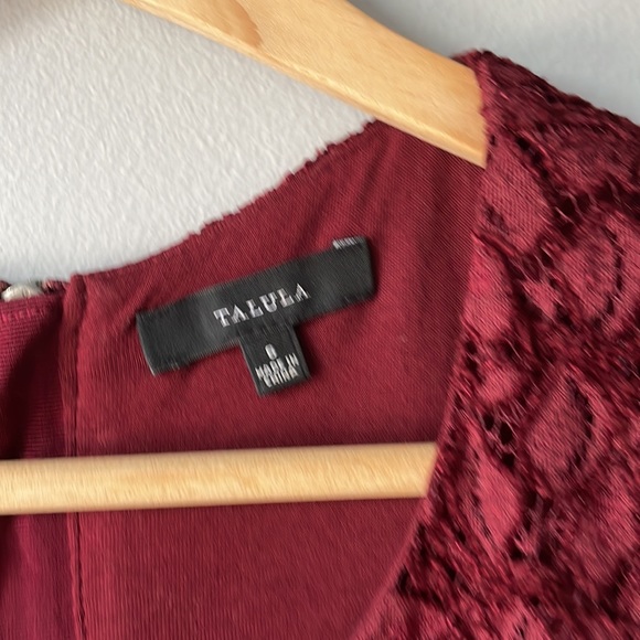 Talula, burgundy lace dress, 6 - Picture 2 of 3